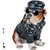 Dekofigur Bulldog Bulldogge mit Sonnenbrille 33cm