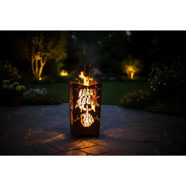 Feuerkorb Heavy Metal – robuster Feuerkorb aus Stahl für Garten und Terrasse
