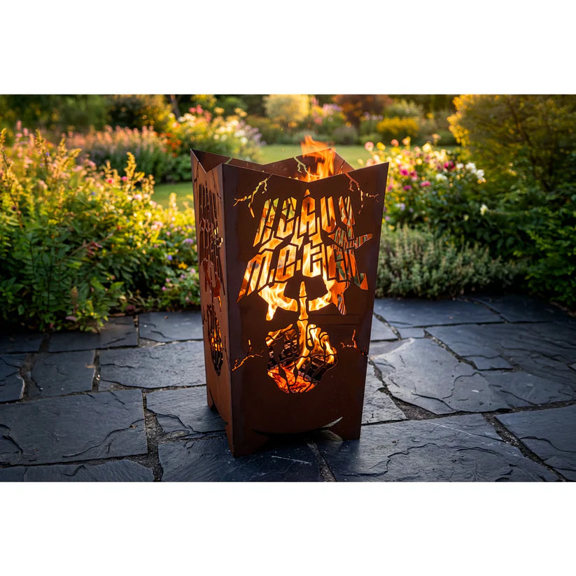 Feuerkorb Heavy Metal – robuster Feuerkorb aus Stahl für Garten und Terrasse