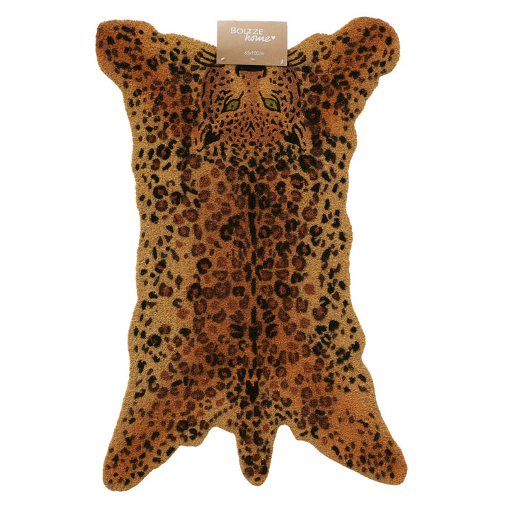 Fußmatte Leopard Roar – extravagante Design Fußmatte im Leopardenlook
