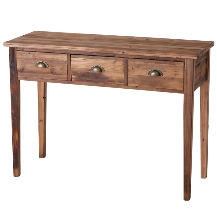 Konsole Luzia aus recyceltem Holz im Shabby Look