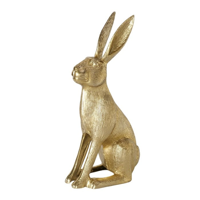 Figur Hannes – eleganter Hase in edlem Gold-Finish