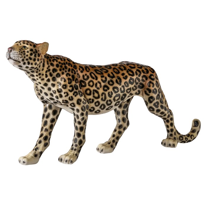 Figur Leono – Majestätischer Leopard im Ethno-Stil