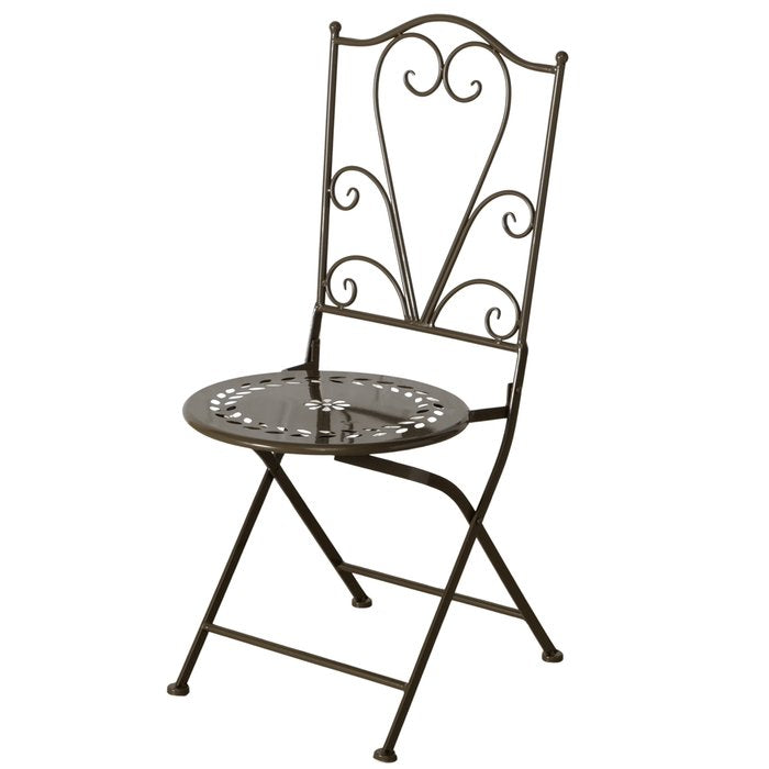 Gartenmöbelset Amalfi 3 teilig aus Metall in Braun