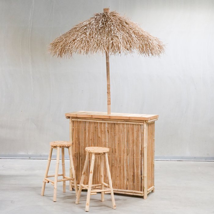 Hausbar Lania – Exotisches Bambusdesign für echtes Urlaubsfeeling