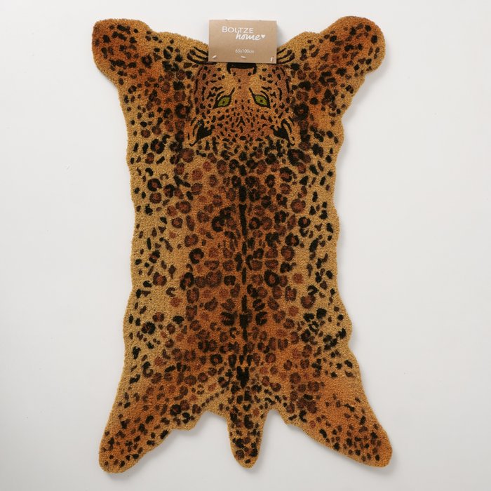 Fußmatte Leopard Roar – extravagante Design Fußmatte im Leopardenlook