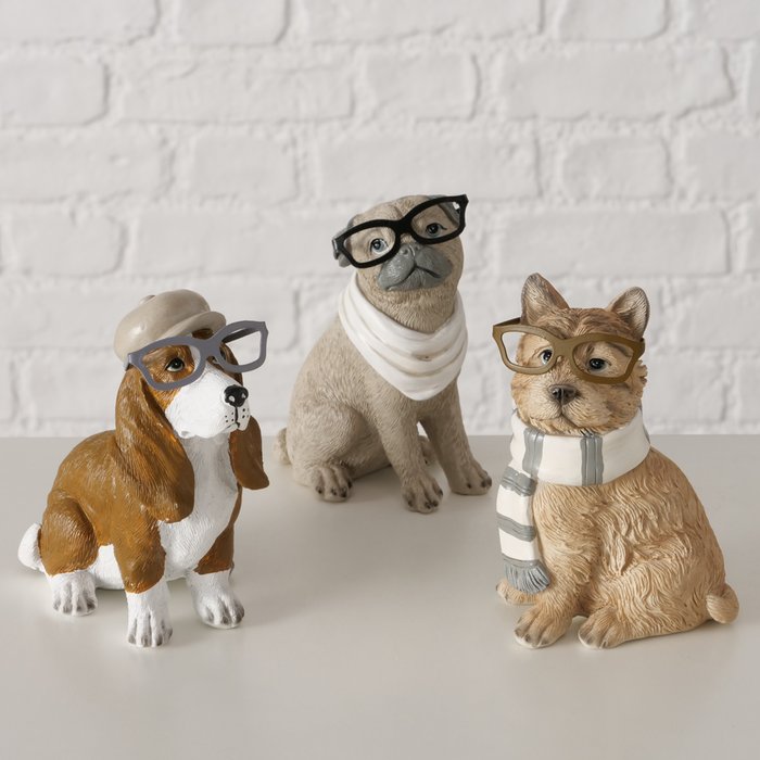 Figur Archy 3-teilig – Stilvolle Hundefiguren mit Charakter