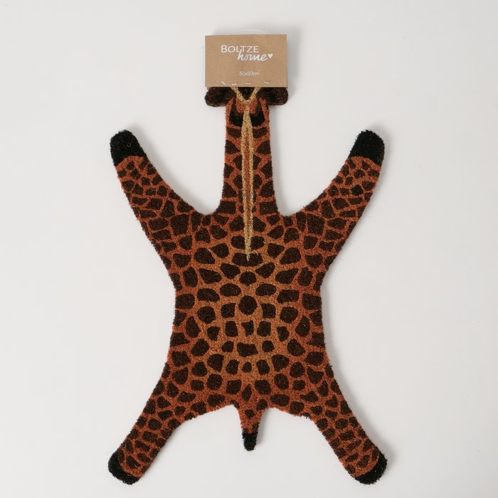 Fußmatte Giraffe aus Kokos und PVC