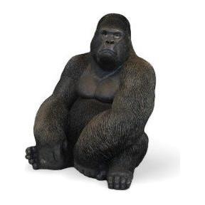 Figur Gorilla Silberrücken XL 75cm