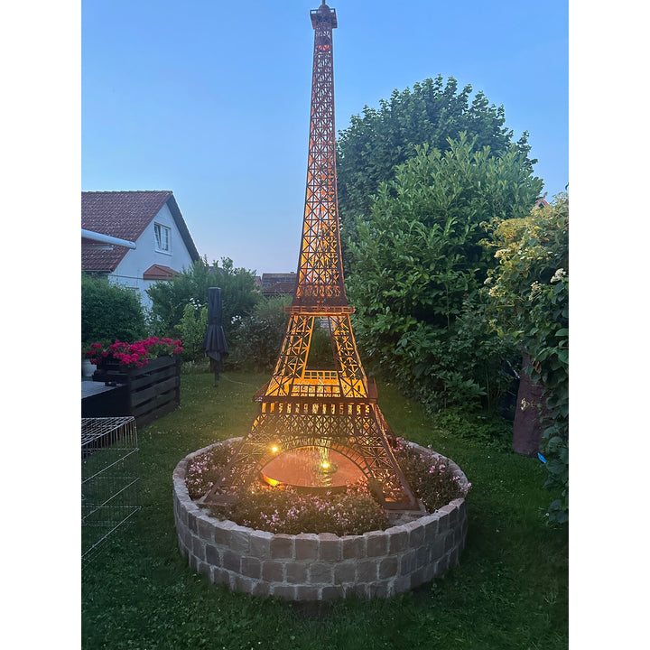 Eiffelturm XXL Paris – exklusive Gartenskulptur aus Edelrost Metall