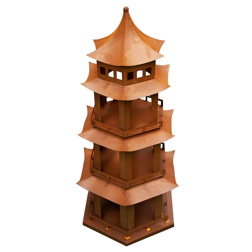 Ming Tempel – Rostdeko in Pagodenform