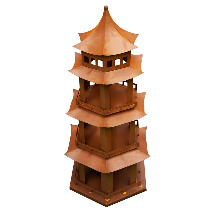 Ming Tempel – Rostdeko in Pagodenform