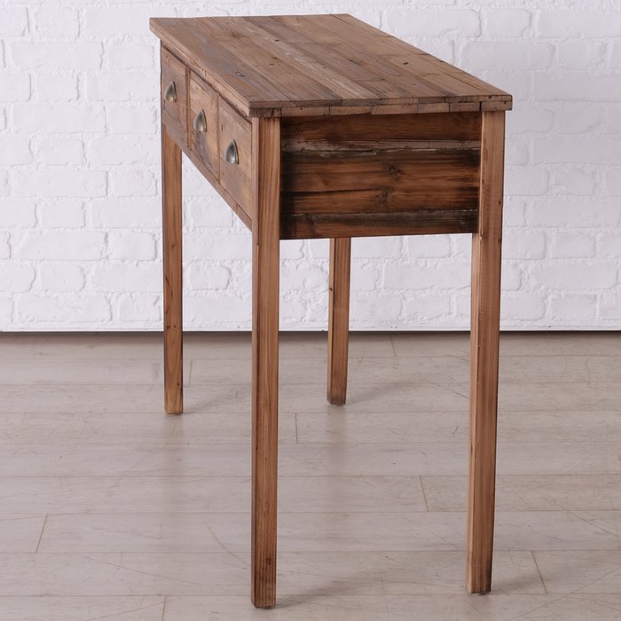Konsole Luzia aus recyceltem Holz im Shabby Look