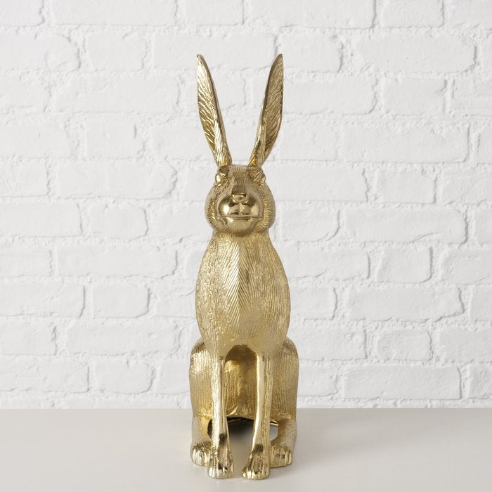 Figur Hannes – eleganter Hase in edlem Gold-Finish