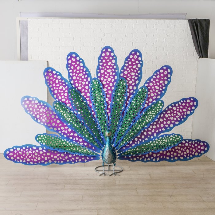 Figur Posy XXL – majestätischer Pfau