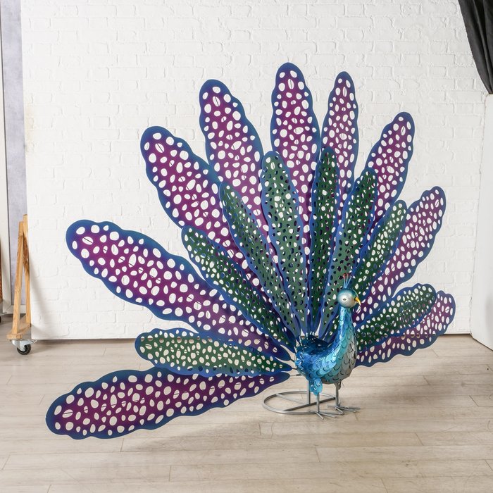 Figur Posy XXL – majestätischer Pfau
