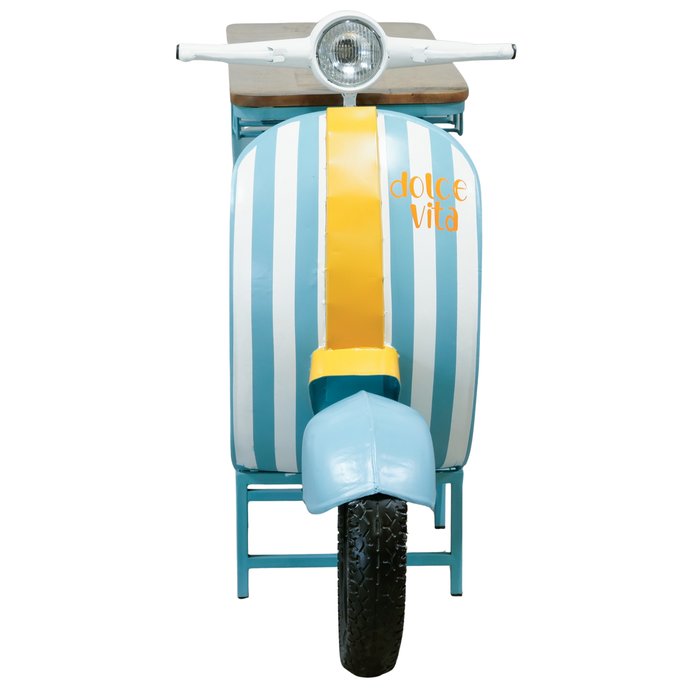 Regal Roller – Handgefertigtes Designobjekt im Retro-Stil