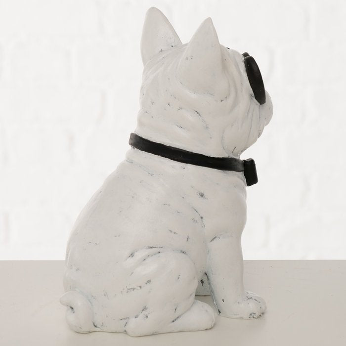 Figur Didier – Stilvolle Bulldogge mit Herzbrille und Charme