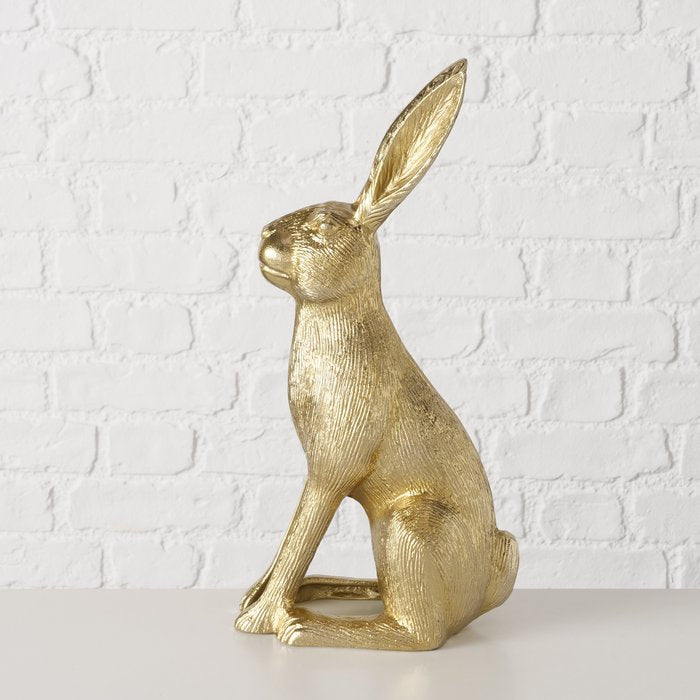 Figur Hannes – eleganter Hase in edlem Gold-Finish
