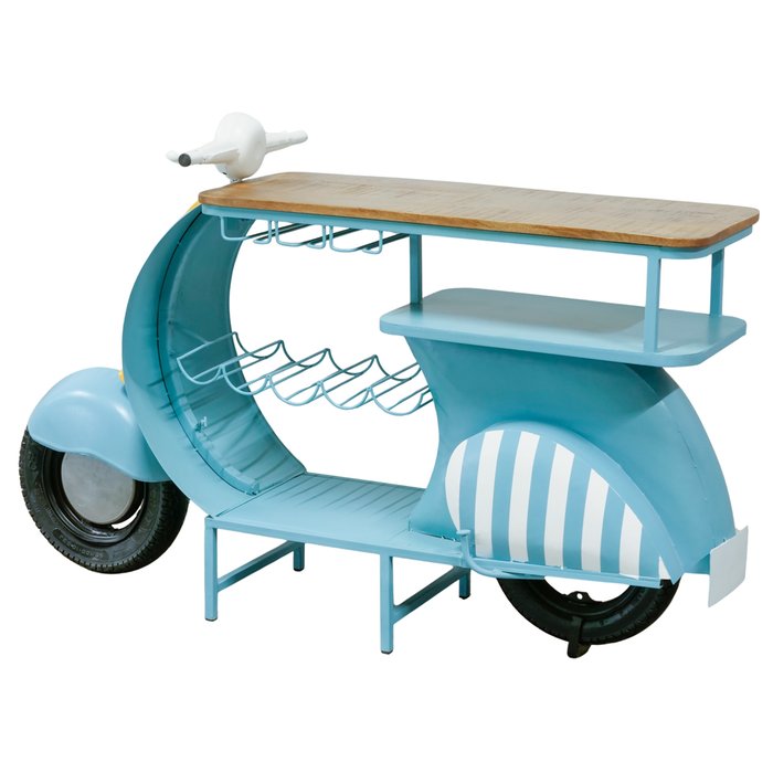 Regal Roller – Handgefertigtes Designobjekt im Retro-Stil