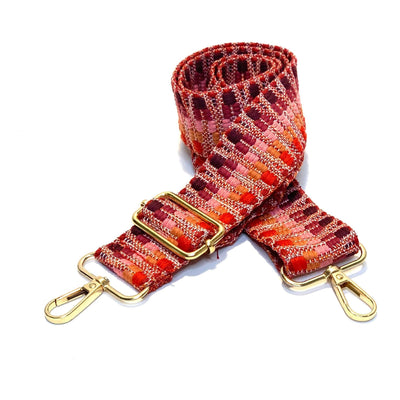 Strap Pattern Red & Pink & Orange & Berry