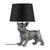 Tischlampe, Leuchte Bulldogge , Hund stehend H. 47cm