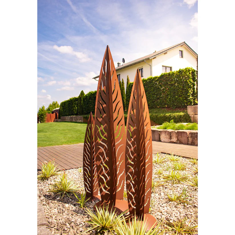 Skulptur – Weidenblatt (3er Set)