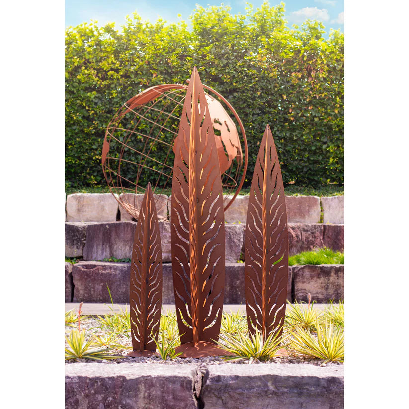 Skulptur – Weidenblatt (3er Set)