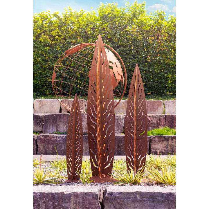 Skulptur – Weidenblatt (3er Set)