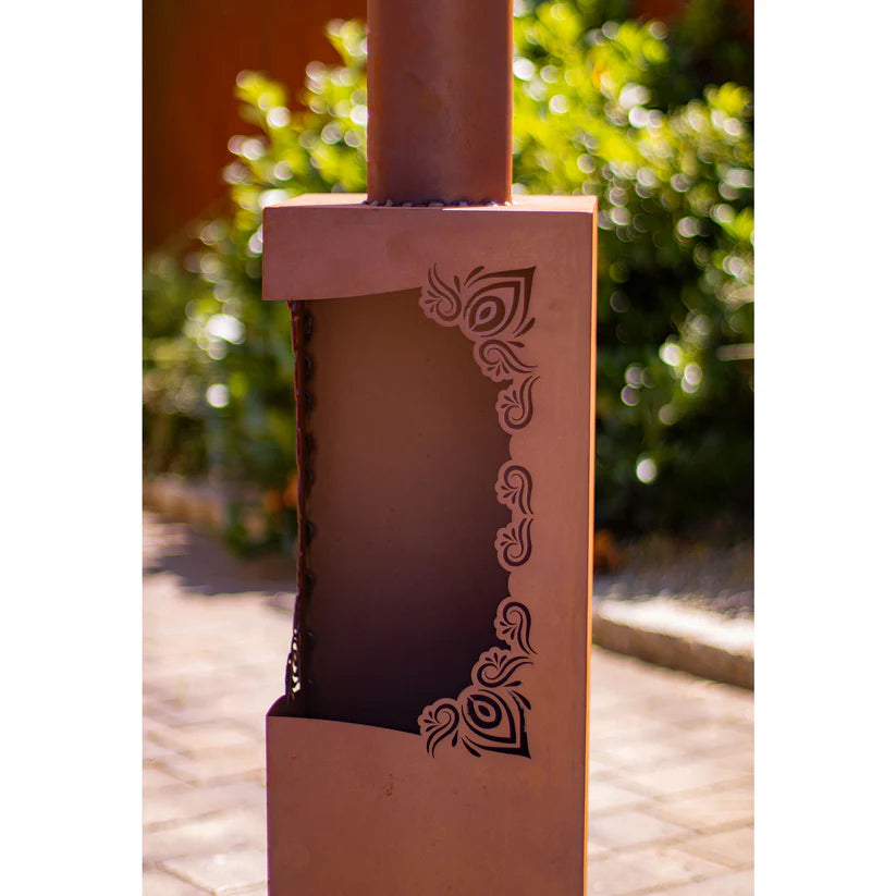 Terrassenofen aus Stahl – moderner Gartenofen für Terrasse und Outdoor Bereich