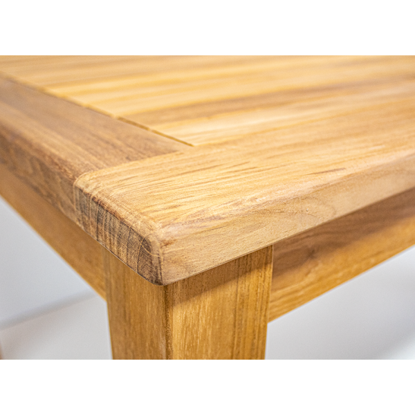 Teaka Natura Gartentisch aus Teakholz – 150 x 90 cm