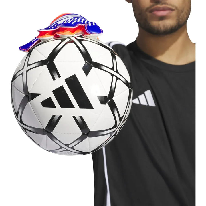 ADIDAS Predator Match Torwarthandschuhe – griffige Fußballhandschuhe in Rot Weiß Schwarz
