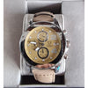 Pierrini Herren - Armbanduhr Lederarmband Chronograph Quarz