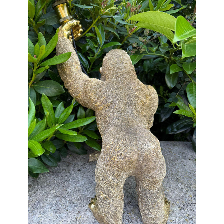 Gorilla Lampe – Gold Look