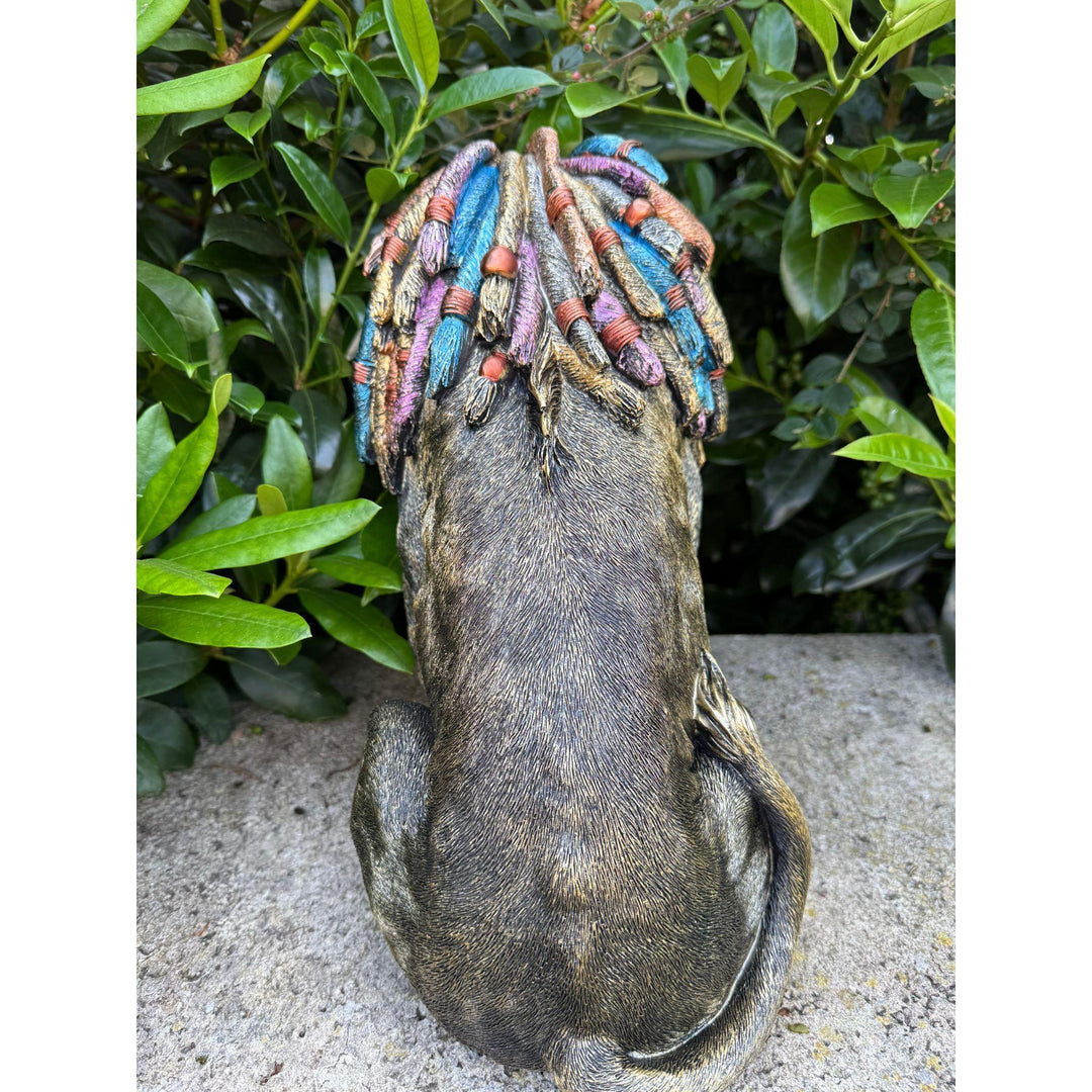 Löwenfigur „Rasta Vibes“ – Gold