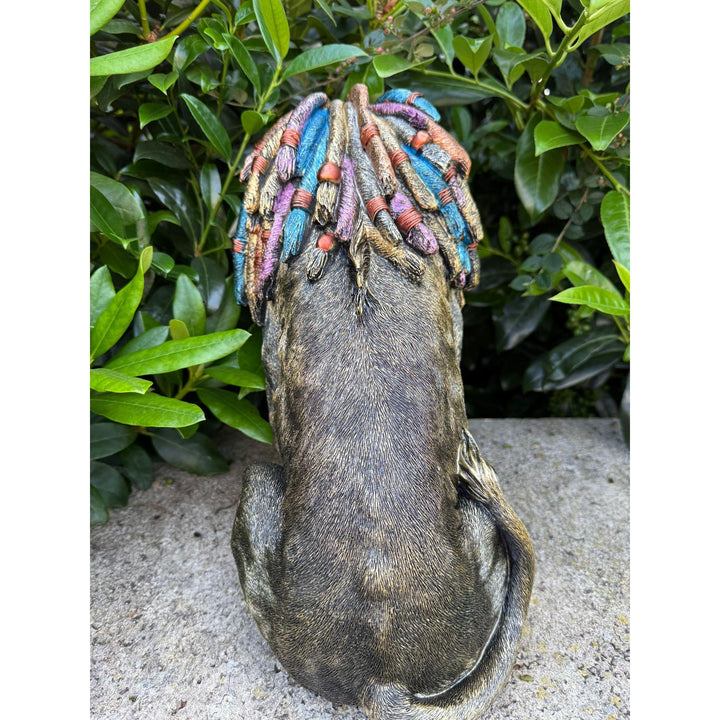 Löwenfigur „Rasta Vibes“ – Gold