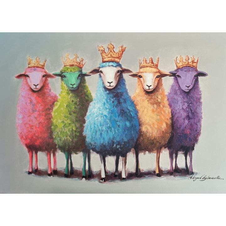 Royal Sheep Design by Luxurelle – Ein humorvoller Blickfang
