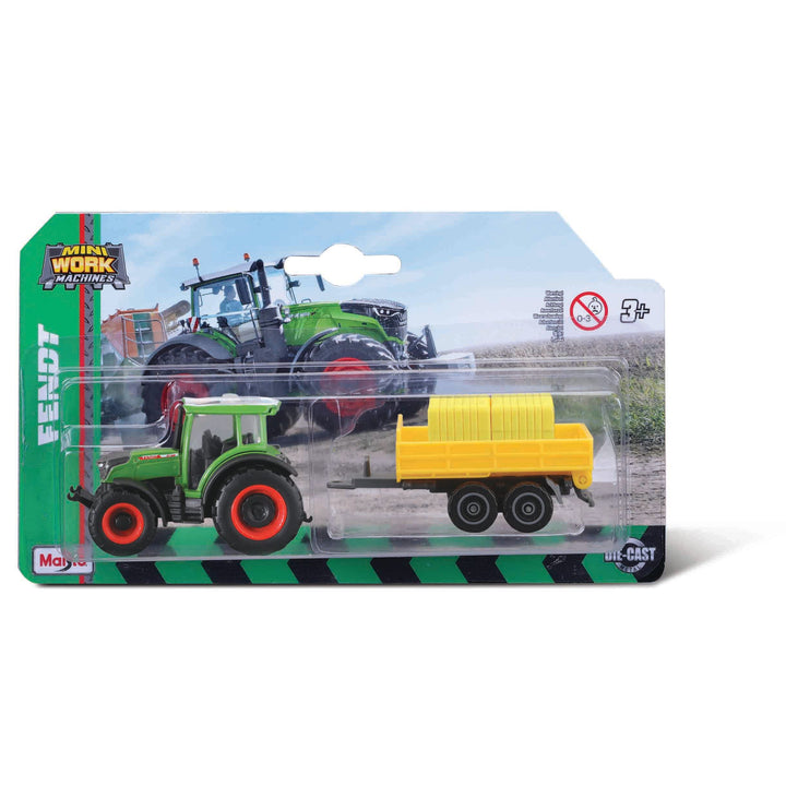 MAISTO Fendt Traktor / mit Anhänger im 2er Set