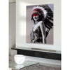 Acryl Bild Indianerin "Yakara" - Luxurelle-Shop