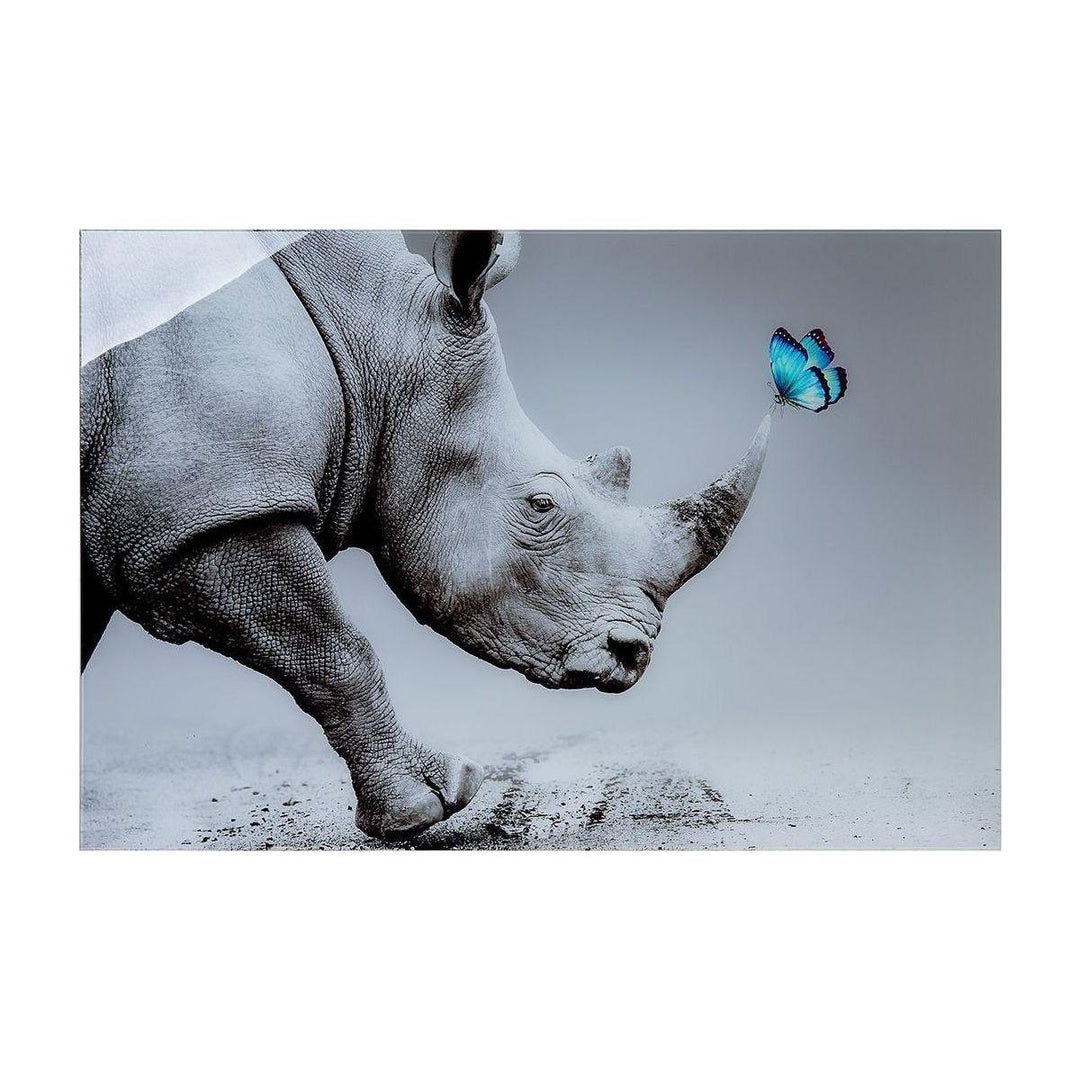 Acryl Bild "Nashorn" - Luxurelle-Shop