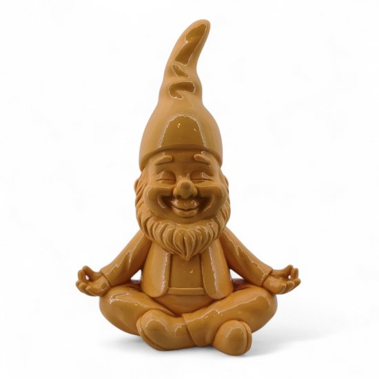 Zwerg Yoga 25 cm – dekorative Gartenfigur aus Kunstharz in 6 Farben