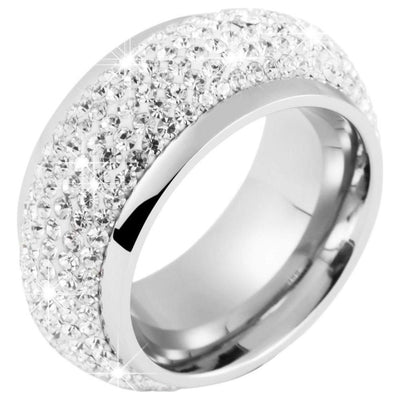 Akzent Damen-Ring aus Edelstahl in 2 Farben - Luxurelle-Shop