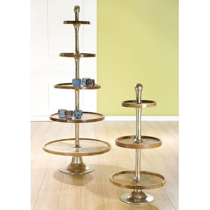Aluminium 5er Etagere XXL – Luxurelle-Shop