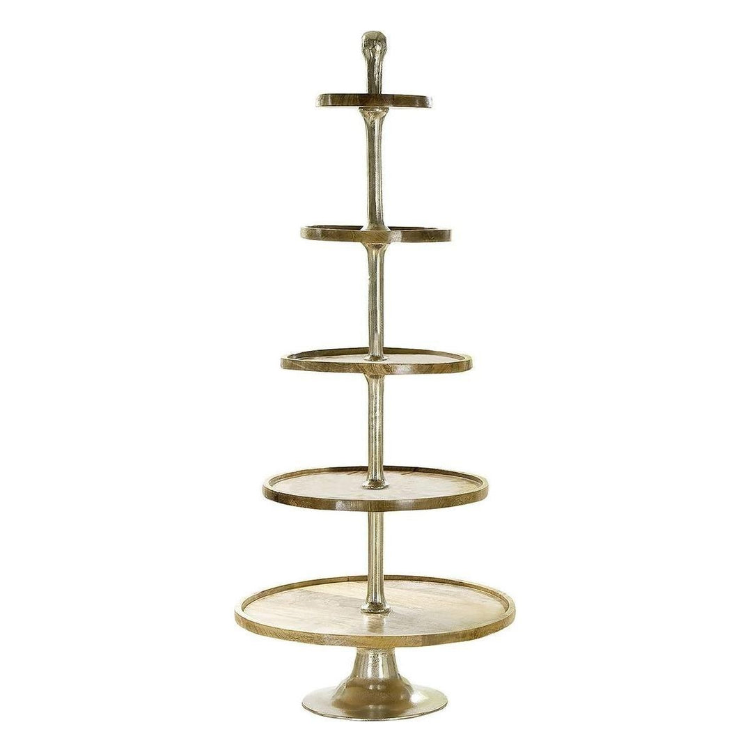 Aluminium 5er Etagere XXL – Luxurelle-Shop