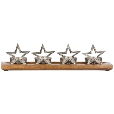 Aluminium Adventskranz "Star" - Luxurelle-Shop