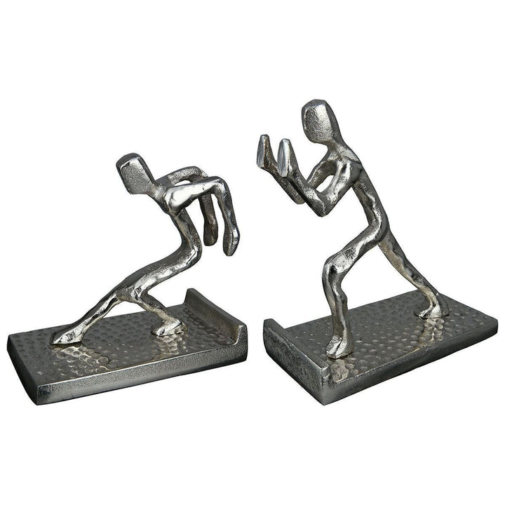 Aluminium Buchstütze "Hold" 2tlg. - Luxurelle-Shop