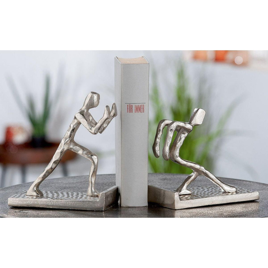 Aluminium Buchstütze "Hold" 2tlg. - Luxurelle-Shop