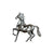 Aluminium Skulptur Pferd