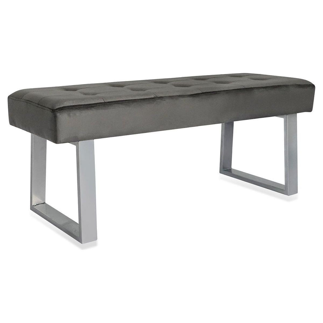 Bank"Manhattan"Samt dunkelgrau - Luxurelle-Shop