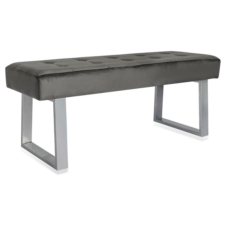 Bank"Manhattan"Samt dunkelgrau - Luxurelle-Shop